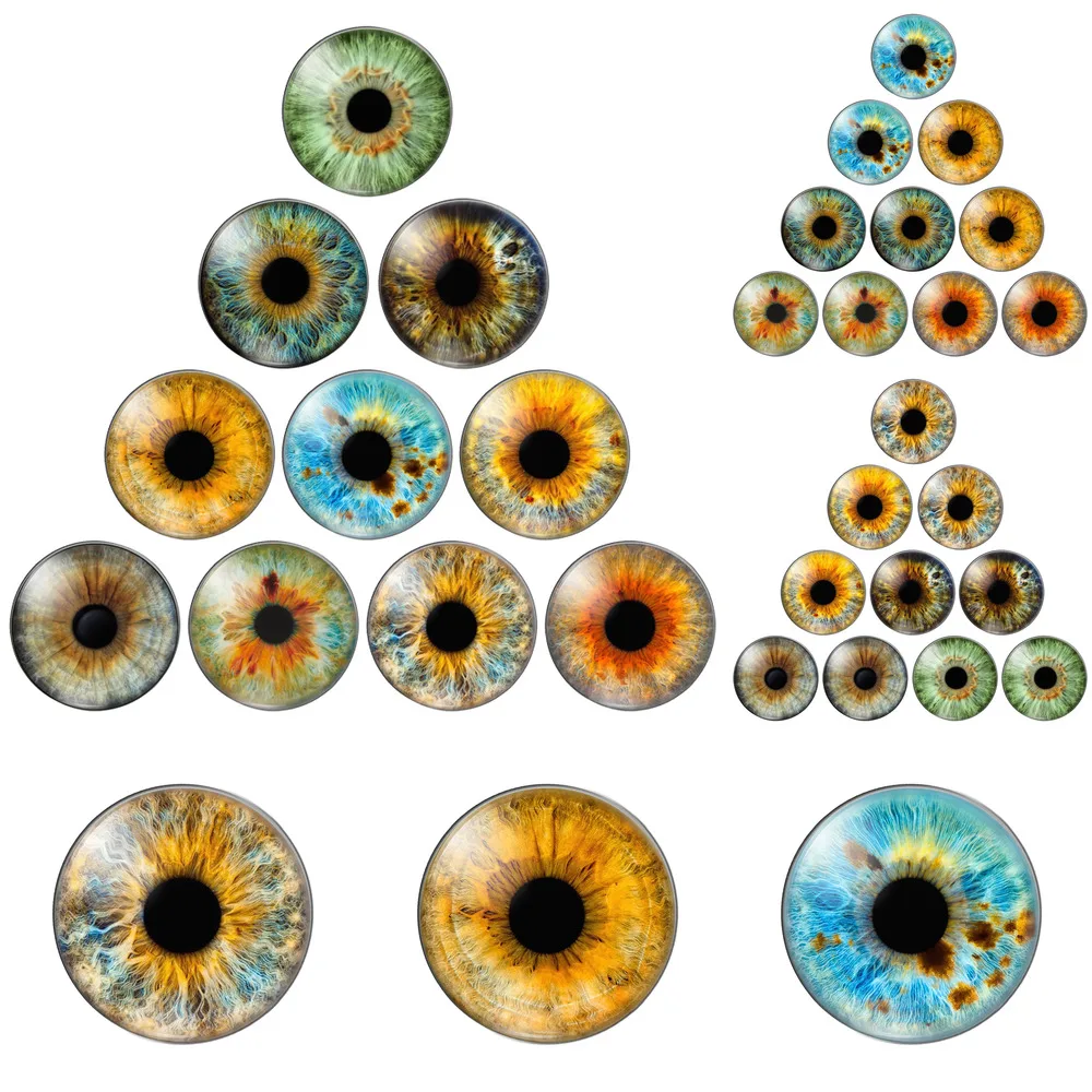 12pcs/lot Animal Eye Ragdoll Toy Eyeball Mixed or Pairs 8mm-30mm Round Photo Glass Cabochon Demo Flat Back Making Findings
12pcs/lot Animal Eye Ragdoll Toy Eyeball Mixed or Pairs 8mm-30mm Round Photo Glass Cabochon Demo Flat Back Making Findings