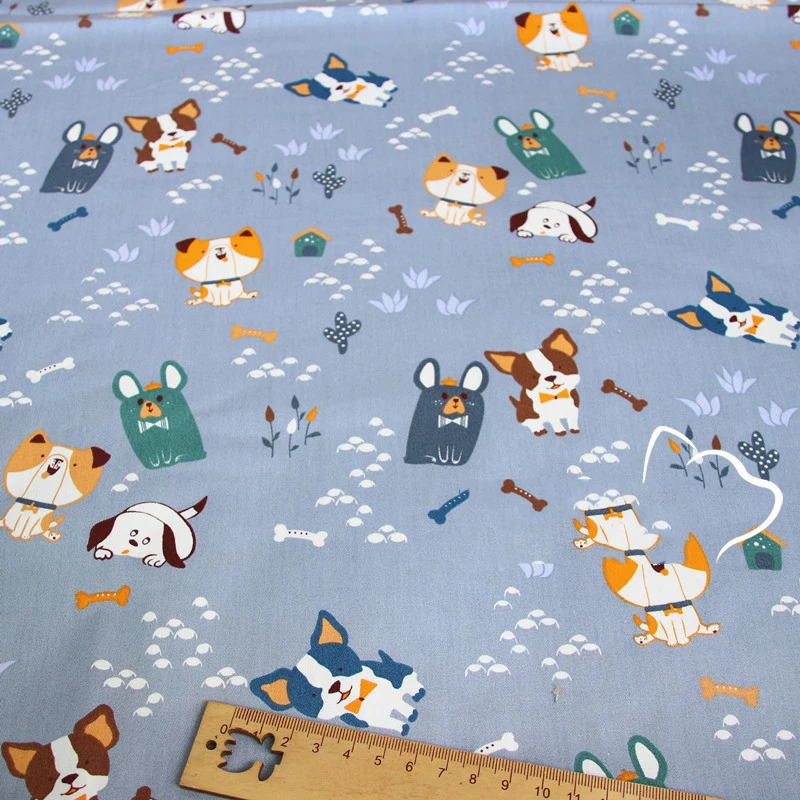 160 cm cute puppy cotton twill handmade cotton clothing curtain bed fabric processing cartoon
160 cm cute puppy cotton twill handmade cotton clothing curtain bed fabric processing cartoon