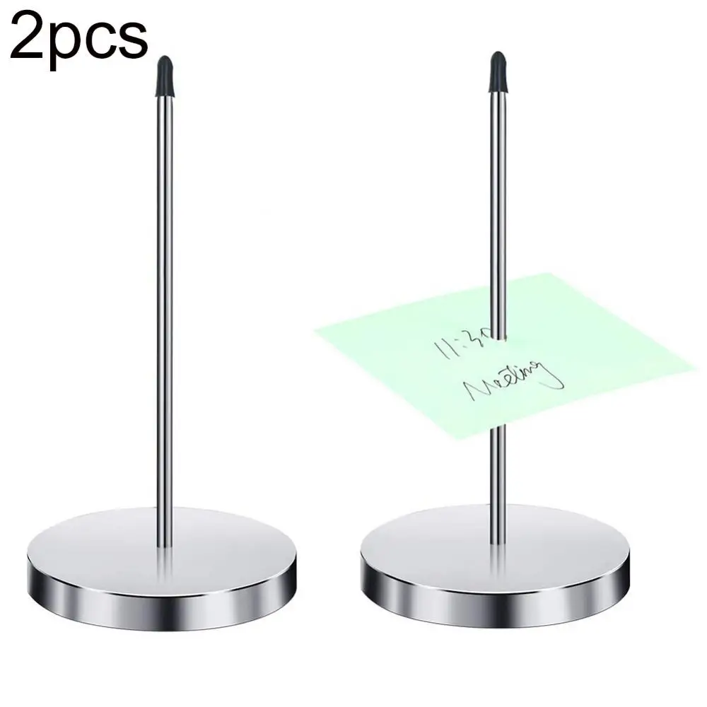 2Pcs Safe Memo Holder Spike Stick Straight Rod Metal Receipt Bill Paper Note Holder Spike with Stand Office Table Tool
2Pcs Safe Memo Holder Spike Stick Straight Rod Metal Receipt Bill Paper Note Holder Spike with Stand Office Table Tool