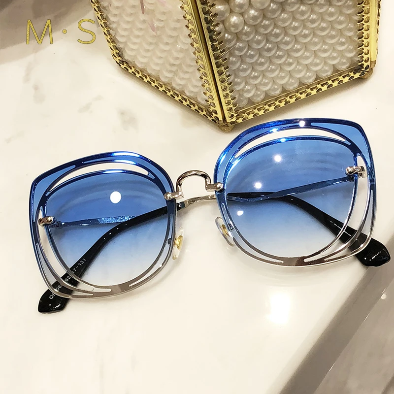 MS 2018 Women Luxury Classic Eyewear Female Sunglasses Original Brand Designer Sunglasses Pierced Sun Glasses Fashion UV400
MS 2018 Women Luxury Classic Eyewear Female Sunglasses Original Brand Designer Sunglasses Pierced Sun Glasses Fashion UV400