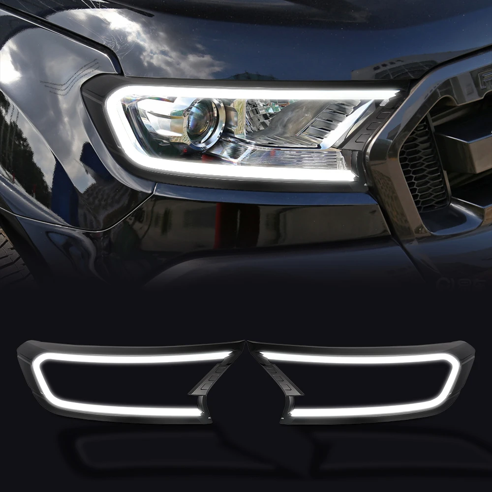 DRL светодиодный фара дневного света крышка Ranger Raptor 2015 2016 2017 2018 2019-2021