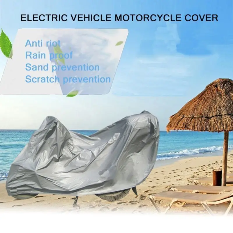120*210cm Motorcycle Waterproof Protector Protecting Dust Rain Snow Outdoor Silver Durable Practical New Newest
120*210cm Motorcycle Waterproof Protector Protecting Dust Rain Snow Outdoor Silver Durable Practical New Newest