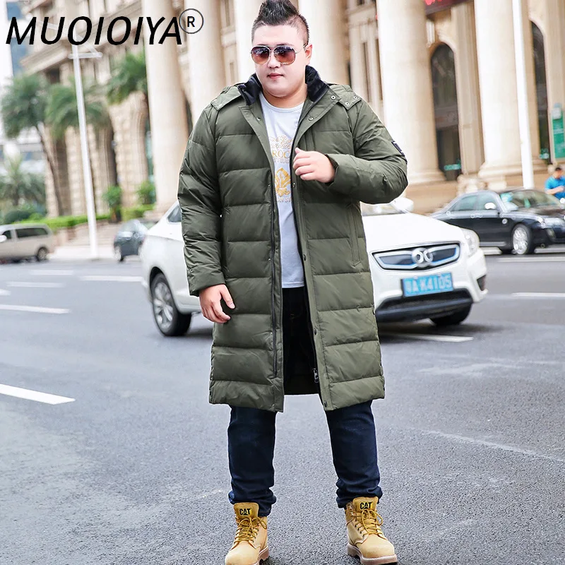 

Men Clothing Winter Down Jacket Mens Coat 5XL 8XL Plus Size White Duck Down Korean Jackets Thick Parkas Rape LXR597