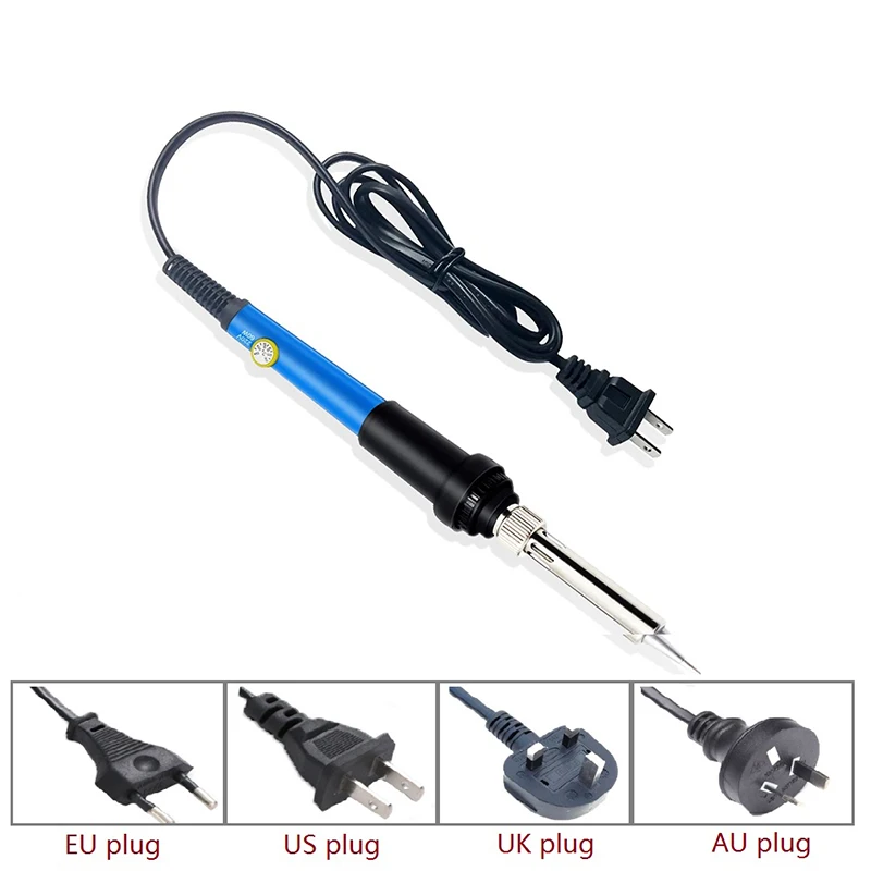 DIY Soldering Iron Kit, electric soldering iron, adjustable internal heating EU / Au / US / UK plug soldering iron head Kit
DIY Soldering Iron Kit, electric soldering iron, adjustable internal heating EU / Au / US / UK plug soldering iron head Kit
