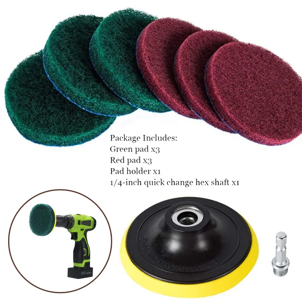 Sponge Pads Polishing Pad Waxing Buffing 4 Inches Plastic + Stainless Steel + Sponge
Sponge Pads Polishing Pad Waxing Buffing 4 Inches Plastic + Stainless Steel + Sponge