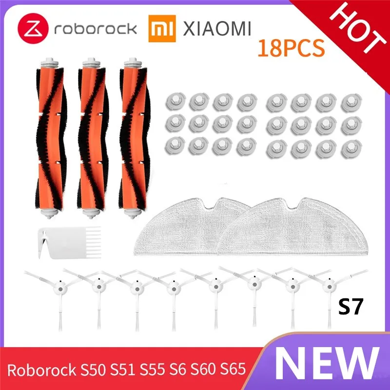 Roborock S5MAX Vacuum Cleaner Main Brush Hepa Filter for Xiaomi Vacuum for Roborock S55 S6 Robot Vacuum Cleaner Parts Accessorie
Roborock S5MAX Vacuum Cleaner Main Brush Hepa Filter for Xiaomi Vacuum for Roborock S55 S6 Robot Vacuum Cleaner Parts Accessorie