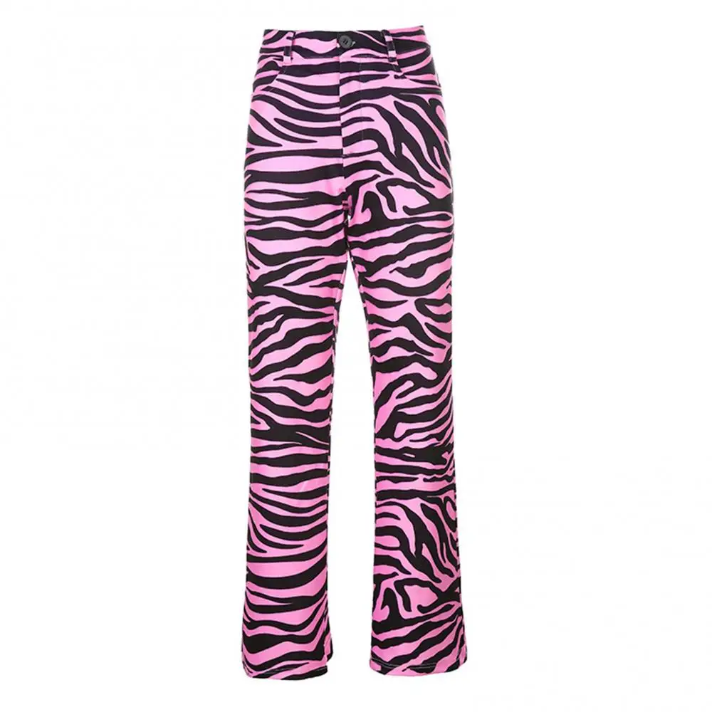 Women Pants Casual Zebra Print High Waist Button Long Straight Pants Loose Trousers Streetwear High waist plus size
Women Pants Casual Zebra Print High Waist Button Long Straight Pants Loose Trousers Streetwear High waist plus size