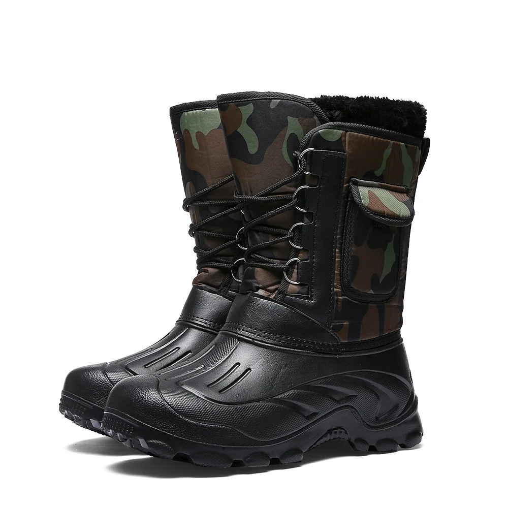 Men Winter Warm Fur Plush Suede Leather & Waterproof Fabric Ankle Snow Boots Male High Top Anti Slip Rubber Work Safety Shoes
Men Winter Warm Fur Plush Suede Leather & Waterproof Fabric Ankle Snow Boots Male High Top Anti Slip Rubber Work Safety Shoes