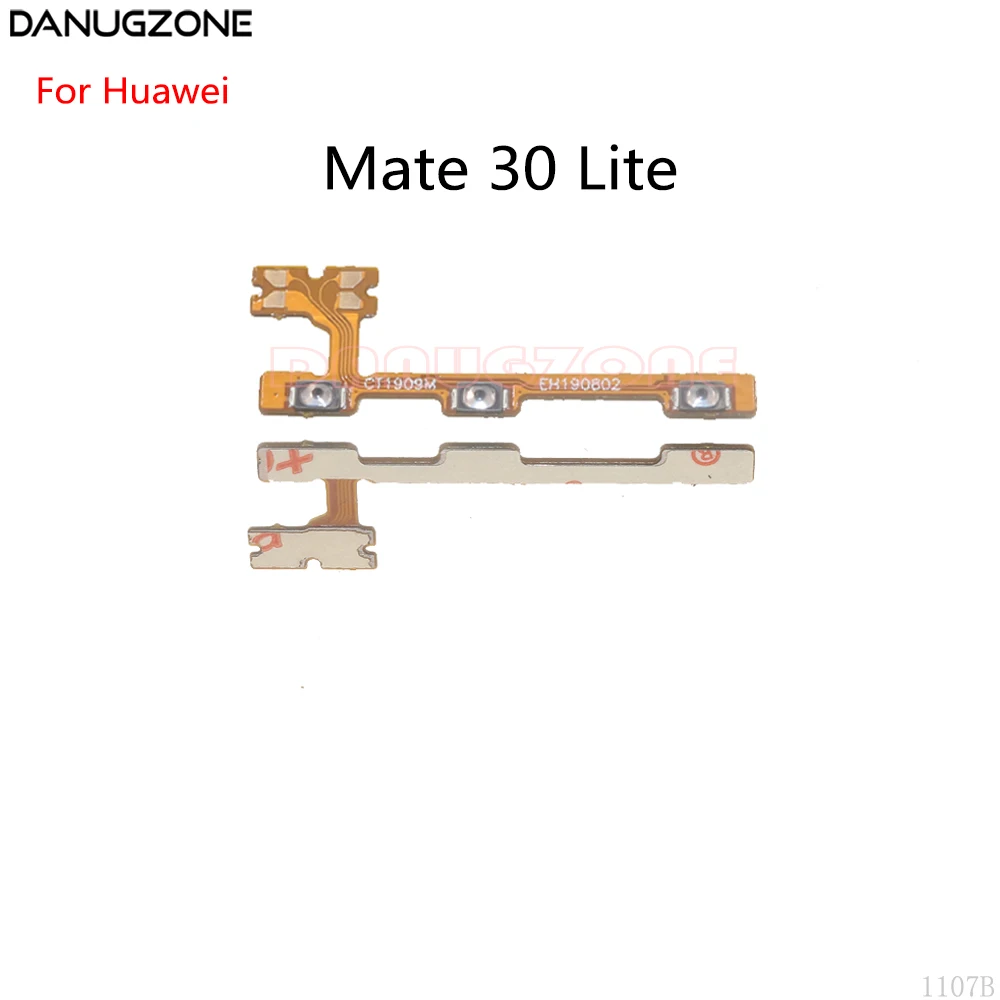 

30 шт./лот для Huawei Mate 30 Lite Кнопка питания переключатель и громкость вверх/вниз вкл/выкл гибкий кабель