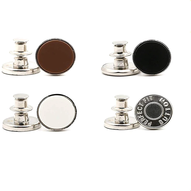 6pcs Detachable Buttons Jeans Easy Clip Snap Button Perfect Fit Instant Universal Buckles Thin Waist Replacement No Sew Needed
6pcs Detachable Buttons Jeans Easy Clip Snap Button Perfect Fit Instant Universal Buckles Thin Waist Replacement No Sew Needed