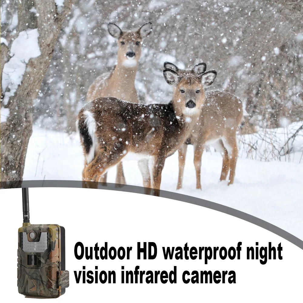 HC900M Cellular Night Vision Wildlife Trail Camera Cellular Night Vision 20MP 1080P 2G SMS MMS SMTP Email Wireless Hunting Camer
HC900M Cellular Night Vision Wildlife Trail Camera Cellular Night Vision 20MP 1080P 2G SMS MMS SMTP Email Wireless Hunting Camer