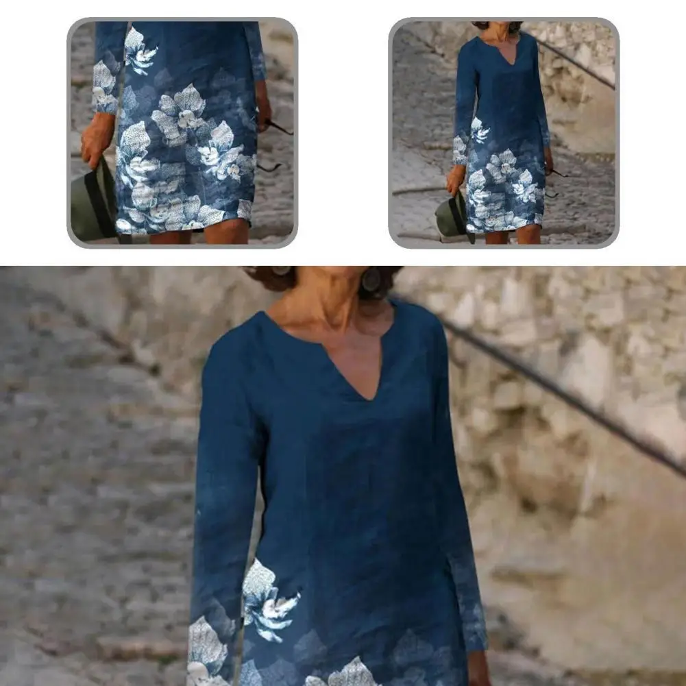 Autumn Popular Slim Fit Floral Print Casual Dress Comfy Casual Dress Knee-Length Sundress
Autumn Popular Slim Fit Floral Print Casual Dress Comfy Casual Dress Knee-Length Sundress