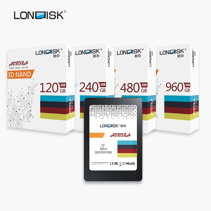 LONDISK SSD 120 ГБ 240 480 SATA hdd ssd Внутренний твердотельный диск Жесткий Sata3 2 5 для ноутбуков