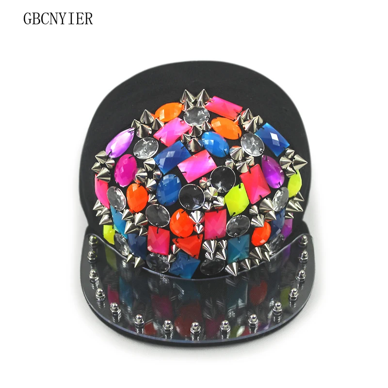 GBCNYIER Cool Dance Show Hat Rivet Hiphop Sport Sun Hat Outdoor Leisure Parkour Cap Fashion Young Visor
GBCNYIER Cool Dance Show Hat Rivet Hiphop Sport Sun Hat Outdoor Leisure Parkour Cap Fashion Young Visor