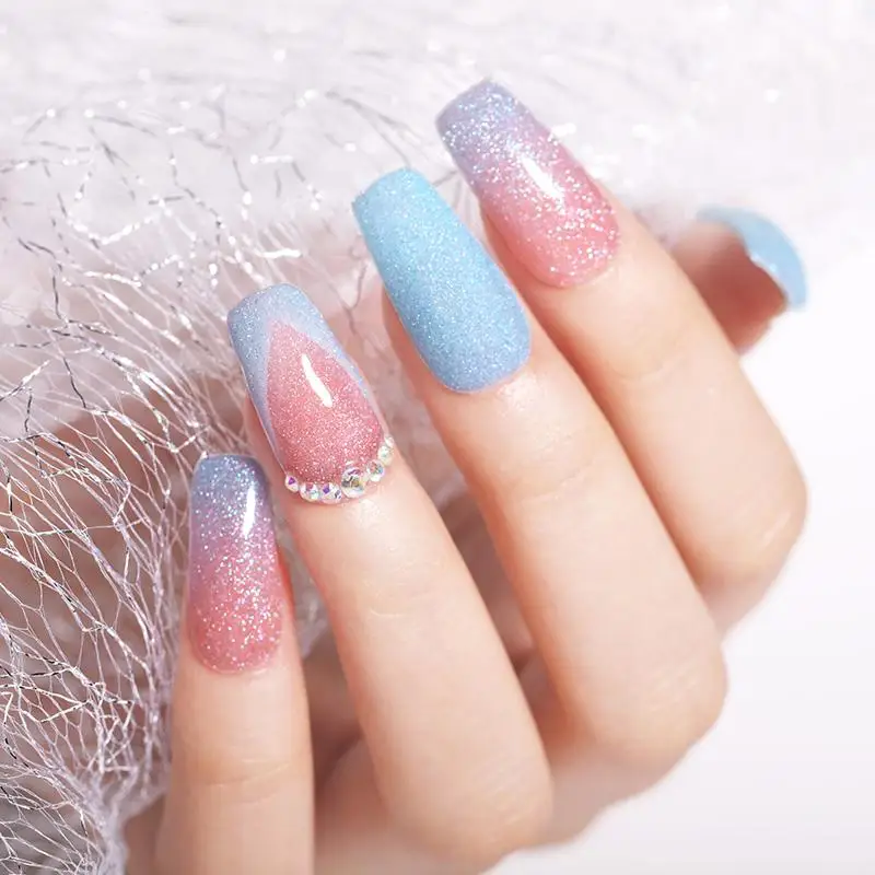 Пудра для ногтей BORN PRETTY 10 мл пудра с перламутровым градиентом дизайна блестящая