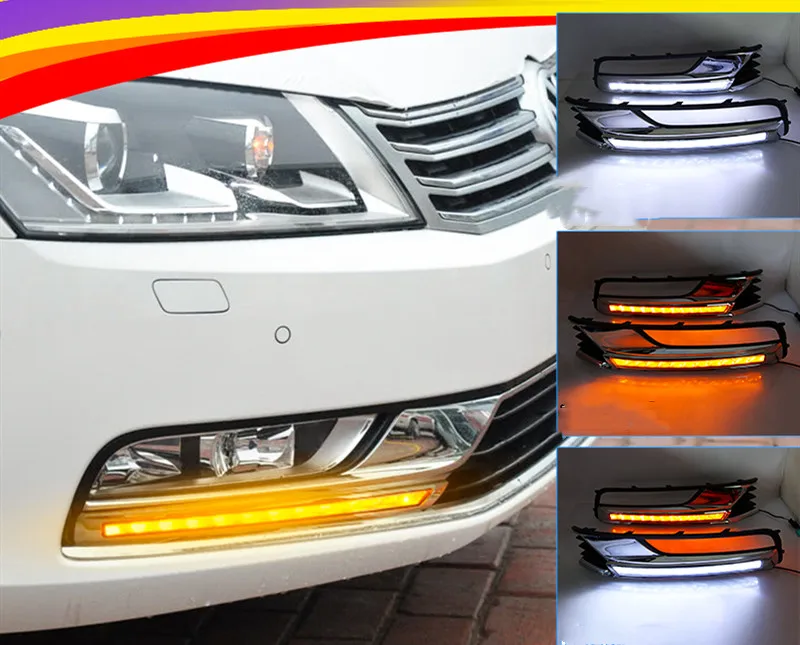 Светодиодные дневные ходовые огни Qirun с желтым сигналом поворота для volkswagen passat b7 2012-16
Светодиодные дневные ходовые огни Qirun с желтым сигналом поворота для volkswagen passat b7 2012-16