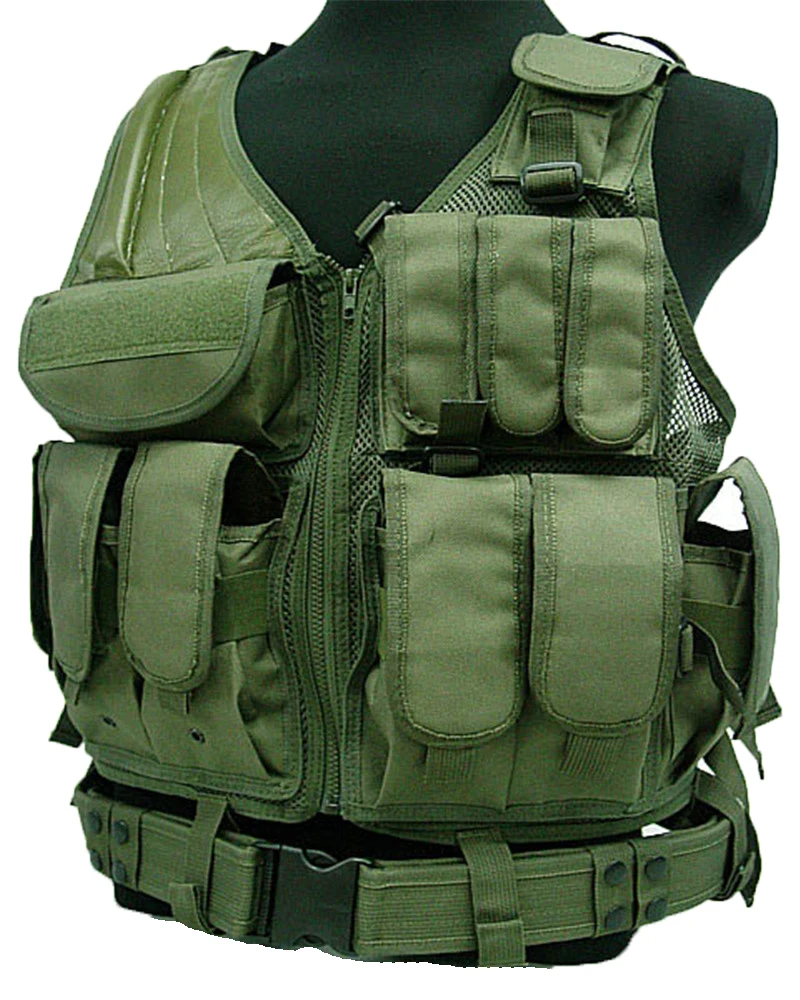Тактический Жилет MOLLE нейлоновый жилет для боевых действий пейнтбола страйкбола