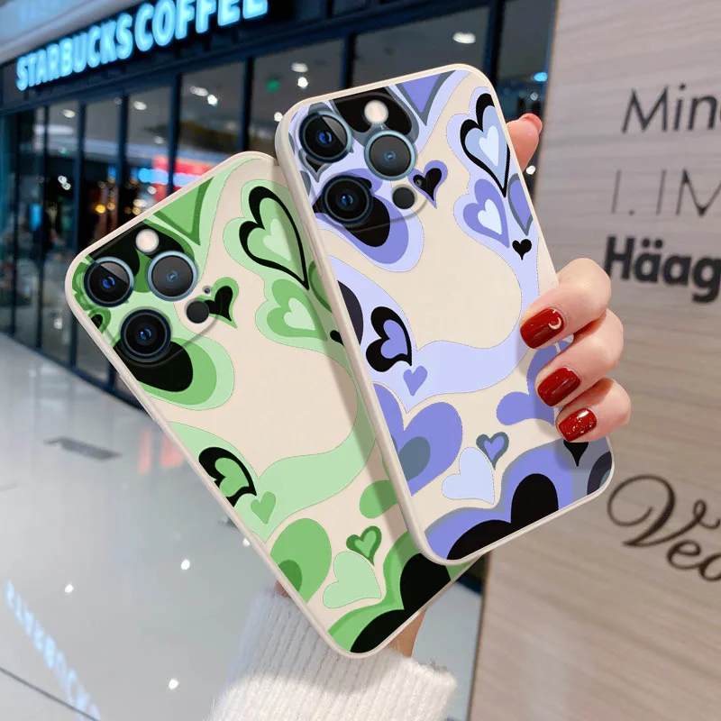 Heart Circle Case For Iphone 13 Pro Max Case Silicon Funda Iphone 11 7 8 XR 12 Mini SE 2020 6 6s Plus X Xs Max Protection Covers 
Heart Circle Case For Iphone 13 Pro Max Case Silicon Funda Iphone 11 7 8 XR 12 Mini SE 2020 6 6s Plus X Xs Max Protection Covers