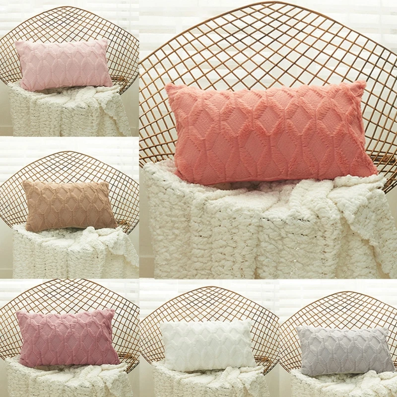 Solid Color Geometric Diamond Pattern Plush Cushion Pillow Cover Handmade Throw Pillow Covers Home Decor Backrest
Solid Color Geometric Diamond Pattern Plush Cushion Pillow Cover Handmade Throw Pillow Covers Home Decor Backrest