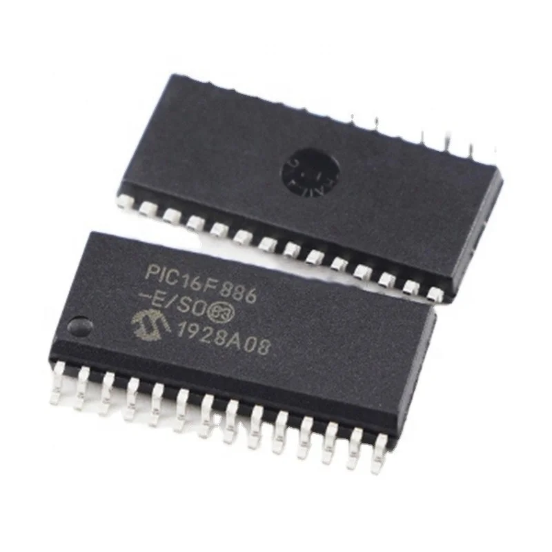 PIC16F886-I/SO Microcontrollers IC MCU 8BIT 14KB FLASH 28SOIC Electronic componant Integrated circuits PIC16F886-I/SO
PIC16F886-I/SO Microcontrollers IC MCU 8BIT 14KB FLASH 28SOIC Electronic componant Integrated circuits PIC16F886-I/SO