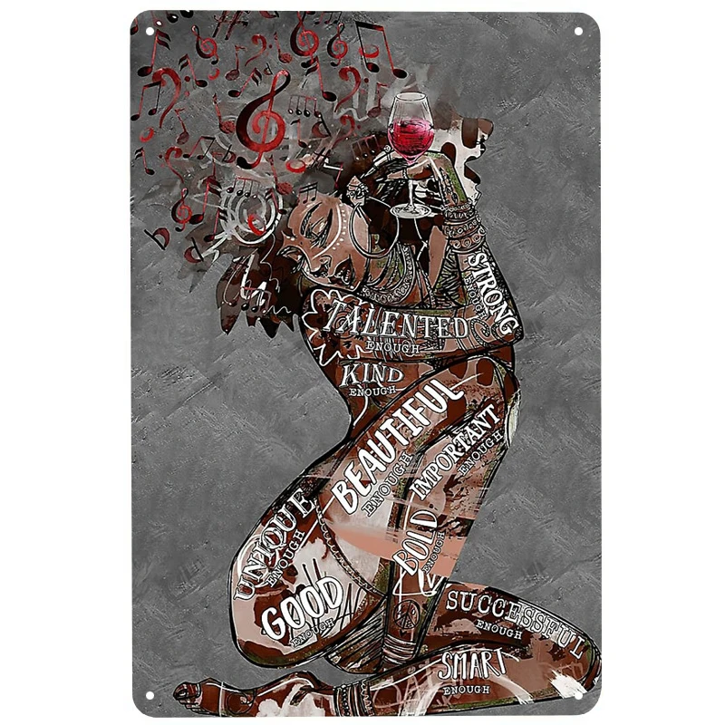 Afro Music Wine Enough printed Metal Signs Retro Tin Signs Funny Poster Decor for Bar Pub Club Decoration for Living Room Home
Afro Music Wine Enough printed Metal Signs Retro Tin Signs Funny Poster Decor for Bar Pub Club Decoration for Living Room Home