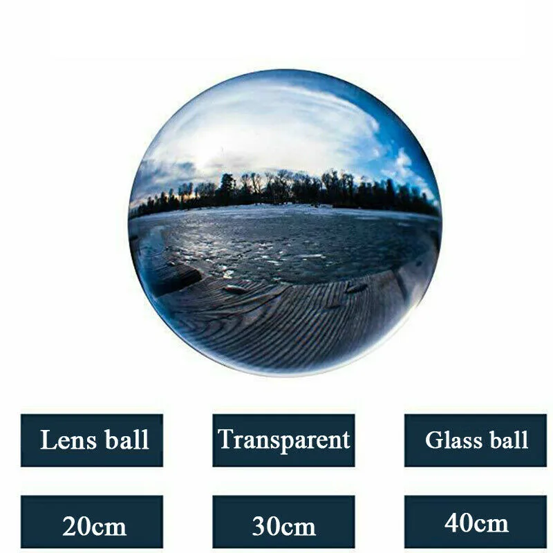 Круглые бусины для фотосъемки Magic 2/3/4 см прозрачные стеклянные шарики фэн-шуй