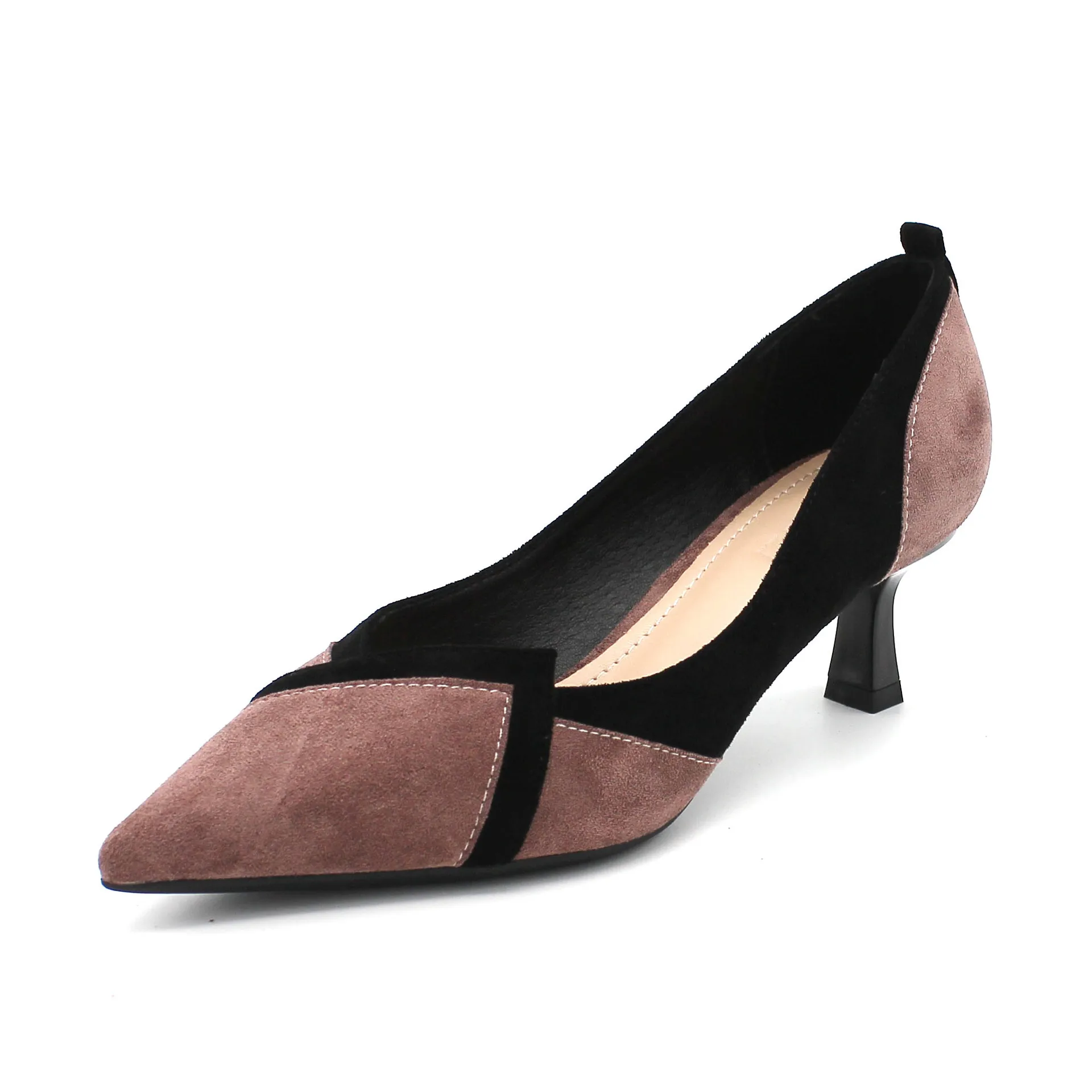 666-20 New Autumn/Winter 2019 Ladies High Heels, Stiletto Heels, Pointed Toes, and Suede Shoes, Made of Rubber
666-20 New Autumn/Winter 2019 Ladies High Heels, Stiletto Heels, Pointed Toes, and Suede Shoes, Made of Rubber