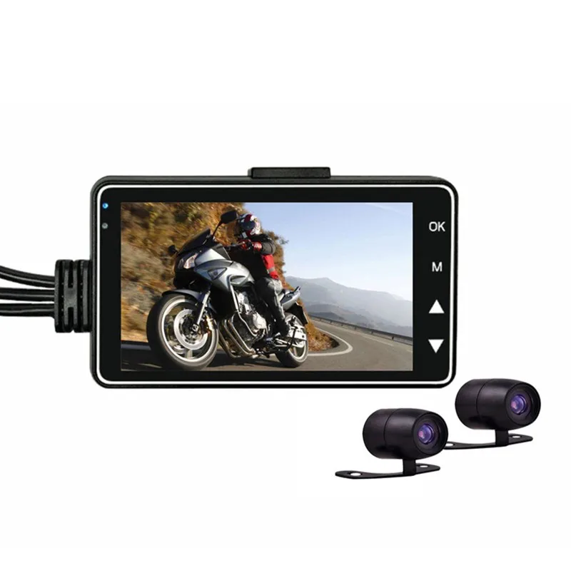 Motorcycle DVR Dash Cam Full HD 1080P+720P Front Rear View Waterproof Night Vision G-sensor Motorcycle Camera Black Recorder Box
Motorcycle DVR Dash Cam Full HD 1080P+720P Front Rear View Waterproof Night Vision G-sensor Motorcycle Camera Black Recorder Box