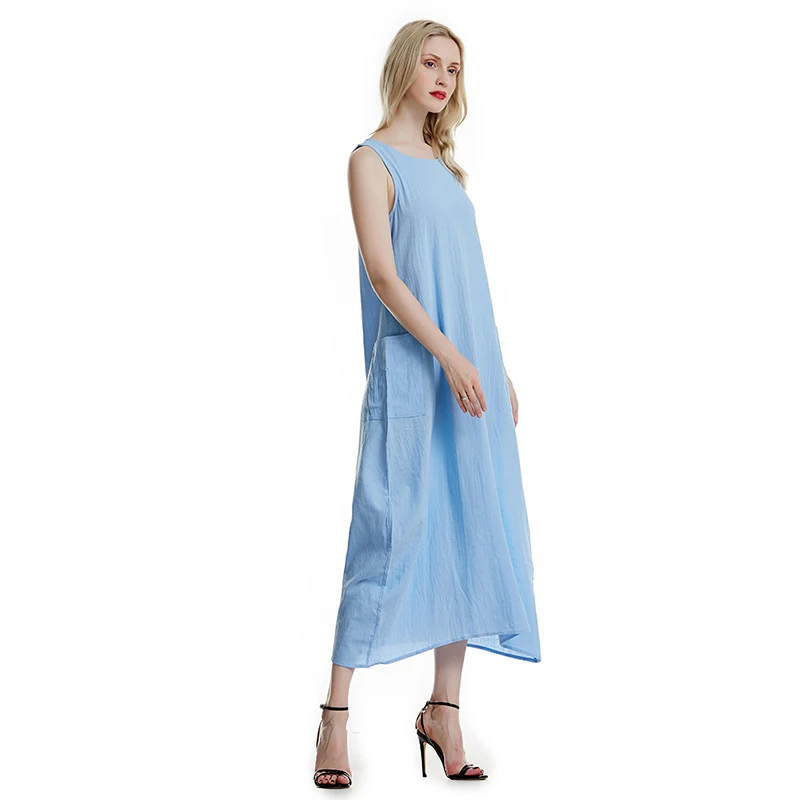 Women Summer Dress Casual Loose Solid Ankle-Length O-Neck High Quality Long Dress
Women Summer Dress Casual Loose Solid Ankle-Length O-Neck High Quality Long Dress
