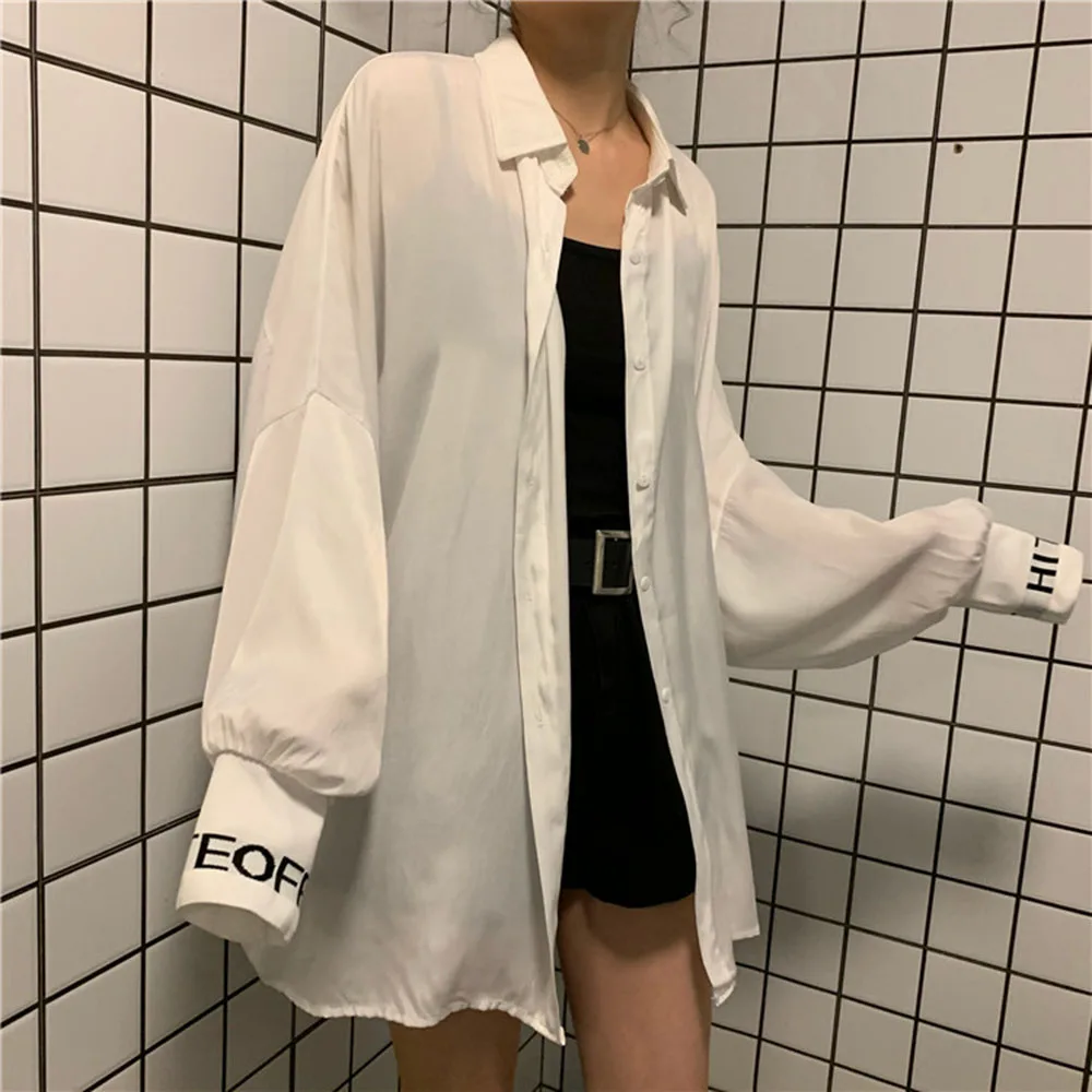 Japanese Korean Version Blouse Sun Protection 2021 Spring Summer Fashion Loose Casual Solid Color Letter Embroidery Long Sleeve
Japanese Korean Version Blouse Sun Protection 2021 Spring Summer Fashion Loose Casual Solid Color Letter Embroidery Long Sleeve