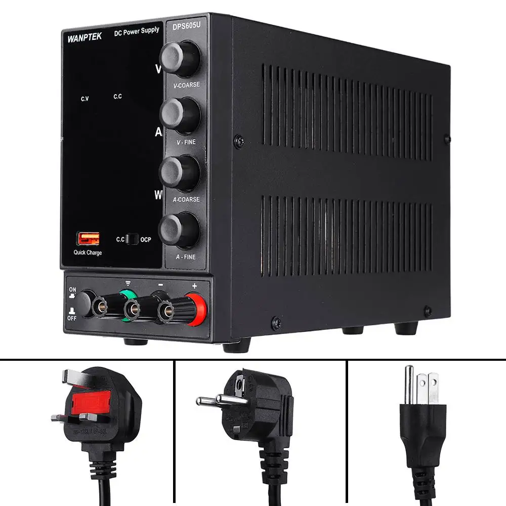 Wanptek 110V/220V DPS605U USB Adjustable LED Display 60V 5A DC Power Supply Voltage Regulator Stabilizer Switching Power Supply
Wanptek 110V/220V DPS605U USB Adjustable LED Display 60V 5A DC Power Supply Voltage Regulator Stabilizer Switching Power Supply