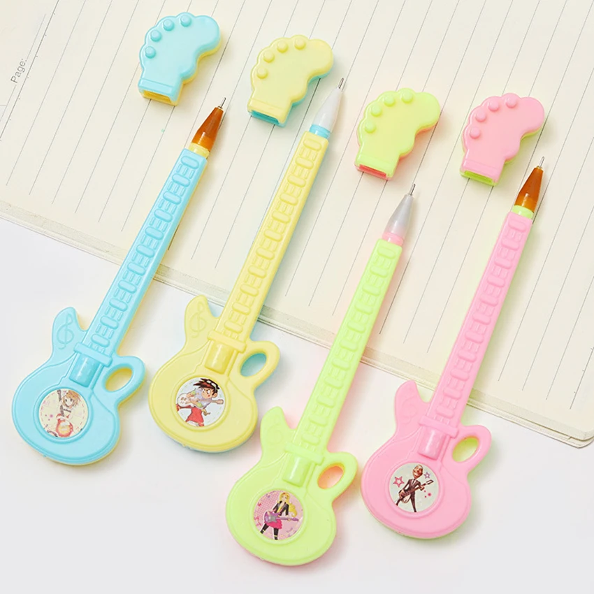 1pc 0.28mm Cute Kawaii Plastic Gel Pen Creative Guitar Novelty Pens For Kids Gift Korean Stationery
1pc 0.28mm Cute Kawaii Plastic Gel Pen Creative Guitar Novelty Pens For Kids Gift Korean Stationery
