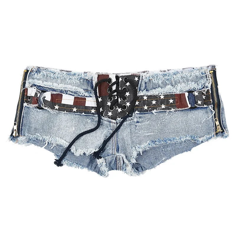 Sexy Patchwork Button Women Denim Shorts Cat Whisker Hole Pocket Lace Up Bandage Beach Female Jeans Fashion 
Sexy Patchwork Button Women Denim Shorts Cat Whisker Hole Pocket Lace Up Bandage Beach Female Jeans Fashion