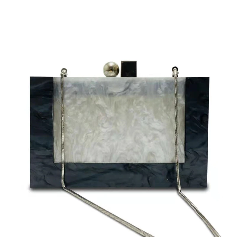 Brand Designer Messenger Bag Stylish New Pearl Patchwork Box Acrylic Evening Bag Vintage Black White Clutch Purse Casual Handbag
Brand Designer Messenger Bag Stylish New Pearl Patchwork Box Acrylic Evening Bag Vintage Black White Clutch Purse Casual Handbag