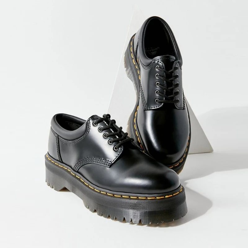 Женские кожаные ботинки на платформе MARTENS, повседневные ботильоны на высоком каблуке с пятью глазами, модная повседневная обувь, Размеры 35-41
Женские кожаные ботинки на платформе MARTENS, повседневные ботильоны на высоком каблуке с пятью глазами, модная повседневная обувь, Размеры 35-41
