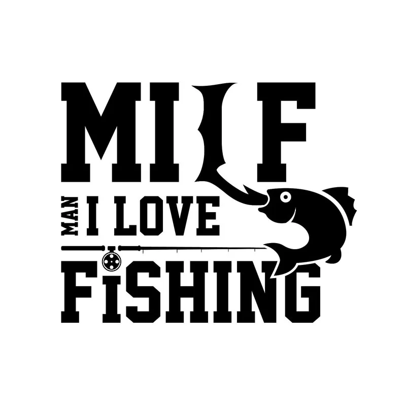 Car Stickers for Milf Men I Love Fishing PVC Car Decoration Accessories Decals Creative Waterproof Black/white,15cm*12cm
Car Stickers for Milf Men I Love Fishing PVC Car Decoration Accessories Decals Creative Waterproof Black/white,15cm*12cm