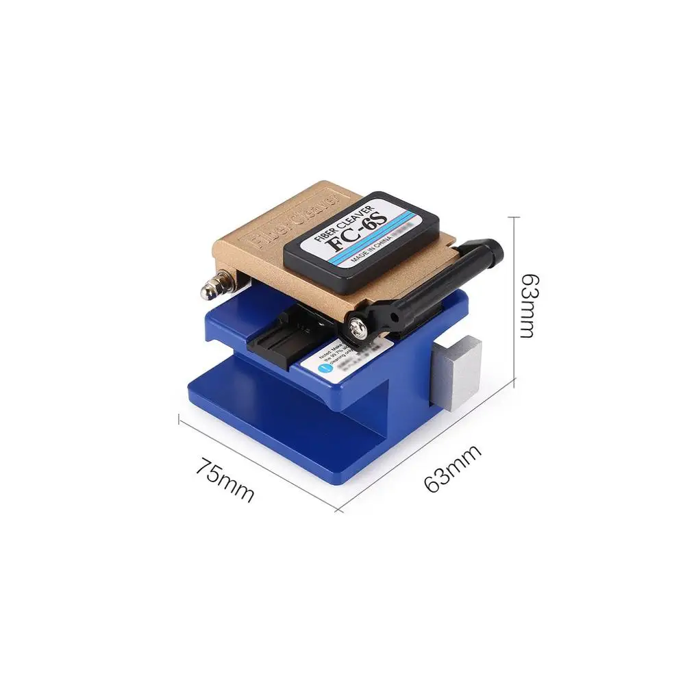 Metal Fiber Cleaver FC-6S Fiber Optic Cable Cutter Cold Aluminum Fiber Knife Cutting Used in FTTX FTTH FC-6S Fiber Cleaver Tool
Metal Fiber Cleaver FC-6S Fiber Optic Cable Cutter Cold Aluminum Fiber Knife Cutting Used in FTTX FTTH FC-6S Fiber Cleaver Tool