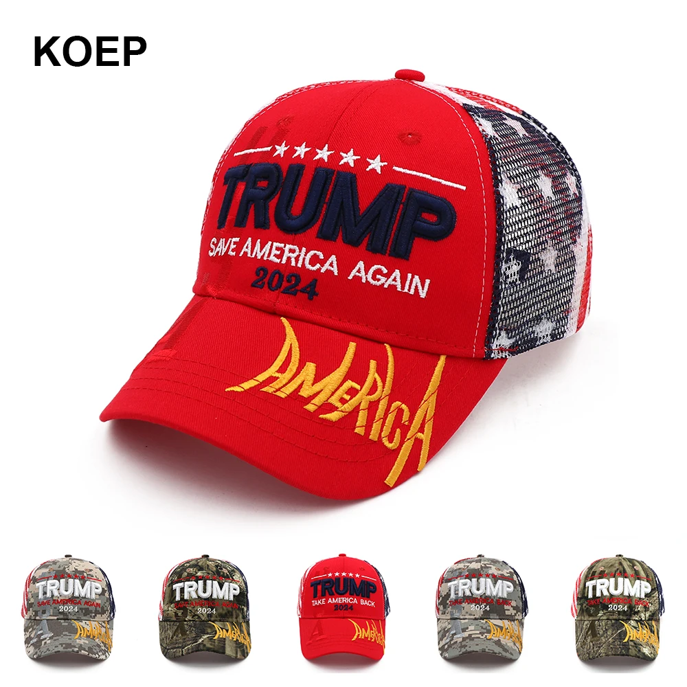 

New Donald Trump 2024 Cap USA Baseball Caps SAVE AMERICA AGAIN Snapback President Hat Embroidery Wholesale Drop Shipping Hats