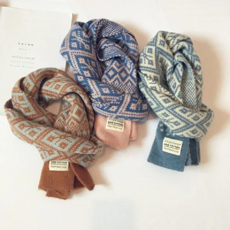 Snood Scarf Korean Version Knitting Snow Contrast Kids Woolen Scarf Autumn Winter New Baby Girls Baby Boys Warm Scarf 2022
Snood Scarf Korean Version Knitting Snow Contrast Kids Woolen Scarf Autumn Winter New Baby Girls Baby Boys Warm Scarf 2022