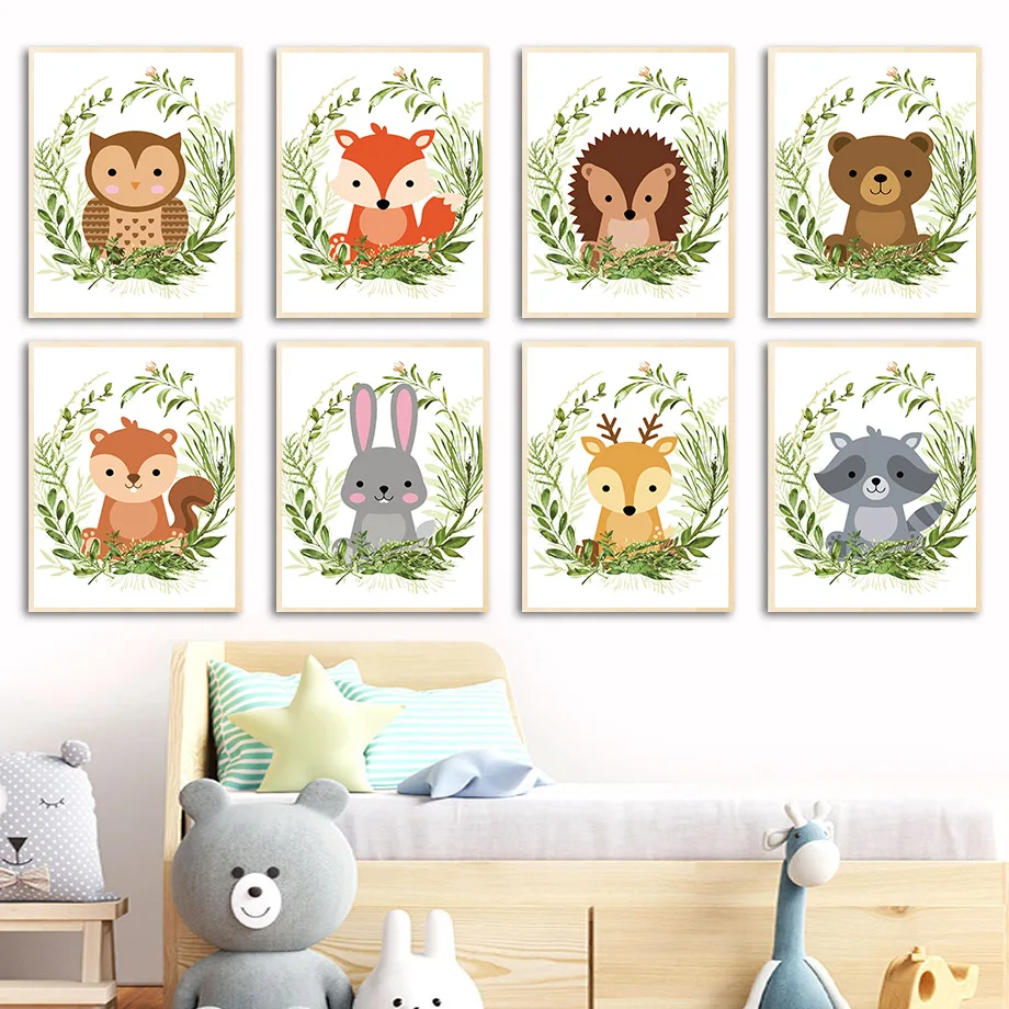 Fox Hedgehog Bear Squirrel Rabbit Deer Raccoon Wall Art Canvas Painting Nordic Posters And Prints Wall Pictures Kids Room Decor
Fox Hedgehog Bear Squirrel Rabbit Deer Raccoon Wall Art Canvas Painting Nordic Posters And Prints Wall Pictures Kids Room Decor