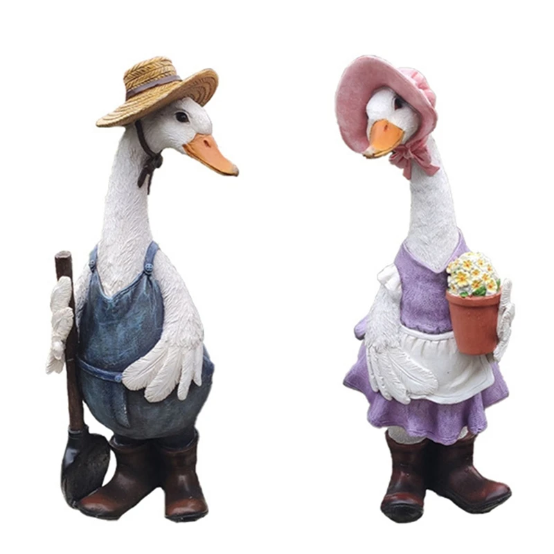 Cute Resin Duck Outdoor Statue Flexible Simulation Duck Ornaments for Outdoor Yard Lawn Garden Decorations
Cute Resin Duck Outdoor Statue Flexible Simulation Duck Ornaments for Outdoor Yard Lawn Garden Decorations