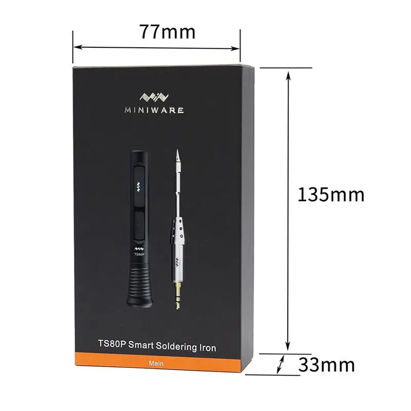 Minidso TS80P Electric Soldering Iron Set PD2.0 QC3.0 Power Supply Mini Smart Soldering Iron 100-400 Station Welding Tools
Minidso TS80P Electric Soldering Iron Set PD2.0 QC3.0 Power Supply Mini Smart Soldering Iron 100-400 Station Welding Tools