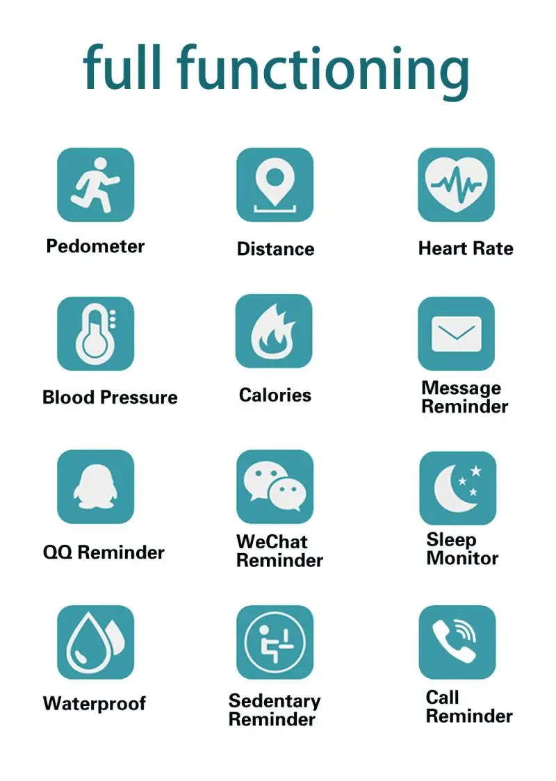 M5 Smart Sport Band Fitness Tracker Pedometer Heart Rate Blood Pressure Monitor Bluetooth Smartband Bracelets Wristband Dropship
M5 Smart Sport Band Fitness Tracker Pedometer Heart Rate Blood Pressure Monitor Bluetooth Smartband Bracelets Wristband Dropship