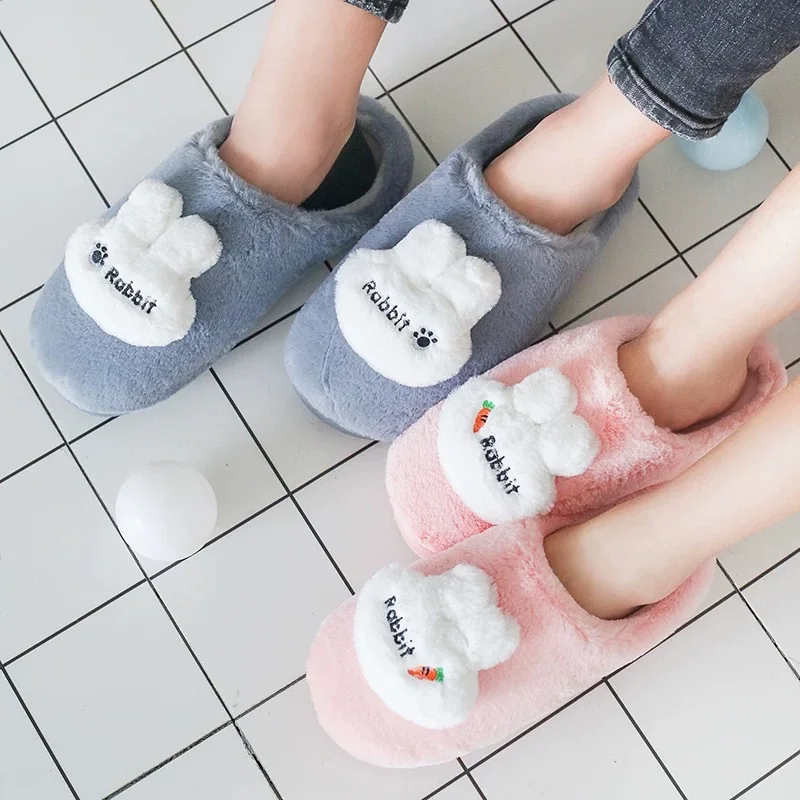 

Women Slippers Bottom Soft Cotton Men Slippers Indoor Bedroom Slides Women Slip-On Shoes Home Shoes Comfortable Shoes For Couple