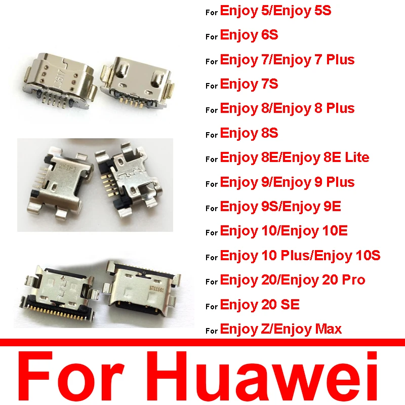 

USB Jack Charging Plug Port For Huawei Enjoy Z Max 5 6 7 8 9 10 20 Pro Plus 5s 7s 8s 8e 9e 9s 10e 10s 20se Usb Charger Plug Dock