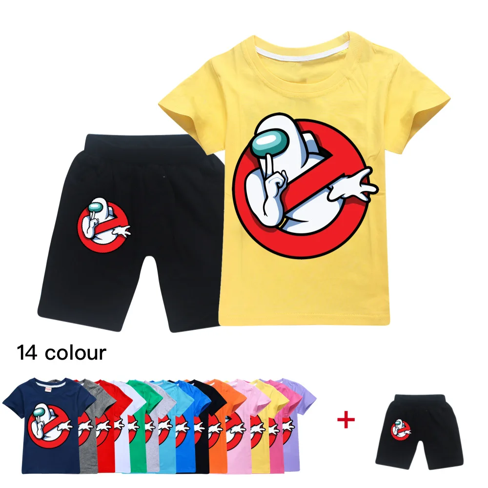 Children's Short-Sleeved Shorts Suit Summer Cool Outdoor Suit Cartoon Print Clothing Boys And Girls Short Sleeve Sports Suits
Children's Short-Sleeved Shorts Suit Summer Cool Outdoor Suit Cartoon Print Clothing Boys And Girls Short Sleeve Sports Suits