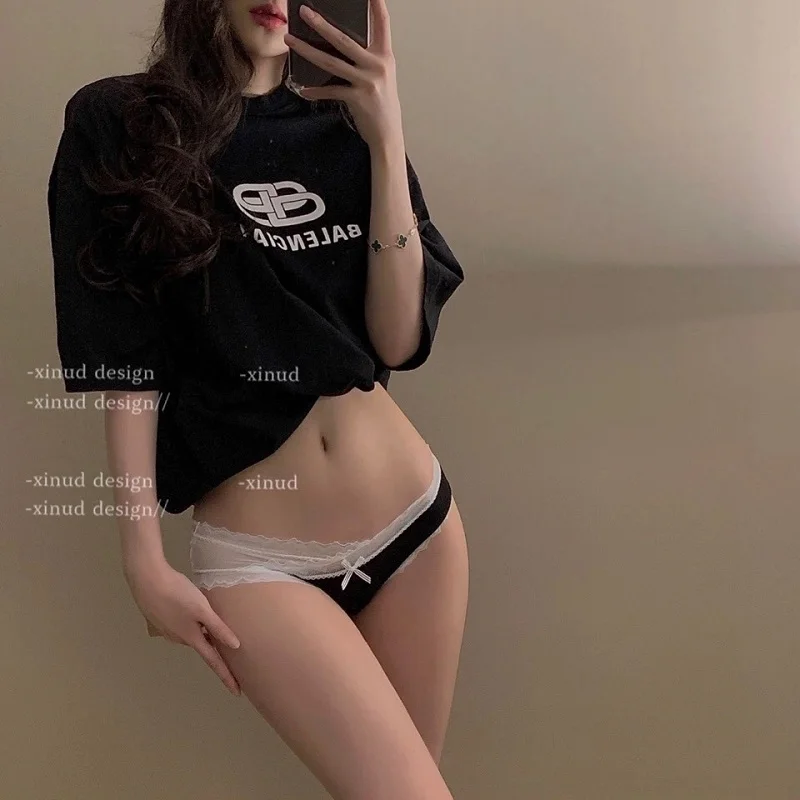 2021 New Sexy Transparent Thong Hollow Mesh Underwear Women Low-rise Tempting Lingerie Female Briefs Lady Panties
2021 New Sexy Transparent Thong Hollow Mesh Underwear Women Low-rise Tempting Lingerie Female Briefs Lady Panties
