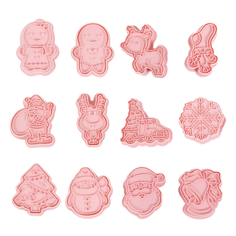 Christmas Cookie Cutter Mold For Baking Santa Claus/Elk/Xmas Tree/Snowman Shape 3D Biscuit Mould For Cookies Cake Tools New Year
Christmas Cookie Cutter Mold For Baking Santa Claus/Elk/Xmas Tree/Snowman Shape 3D Biscuit Mould For Cookies Cake Tools New Year