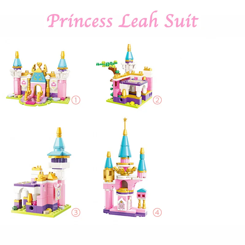 4 in 1 Princess Leah Royal Castles House Friends Set Little Dolls Educational Building Blocks Toys For Girls Creative Girls gift
4 in 1 Princess Leah Royal Castles House Friends Set Little Dolls Educational Building Blocks Toys For Girls Creative Girls gift