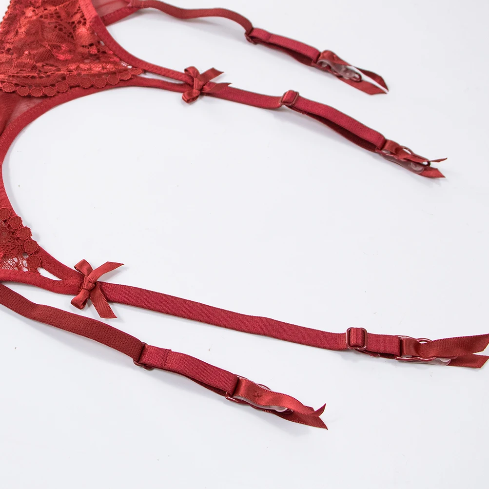 Varsmiss Women's Sexy Lingerie Plus Size Lace Garter Suspenders Transparent Underwear Adjustable Three Breasted Waist Belt
Varsmiss Women's Sexy Lingerie Plus Size Lace Garter Suspenders Transparent Underwear Adjustable Three Breasted Waist Belt